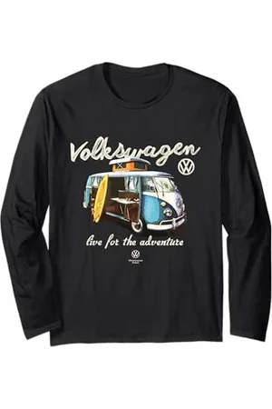 Volkswagen Typ 2 T1 Campervan Live For The Adventure Langarmshirt