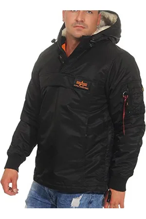 Alpha Industries Herren HPO Anorak, Black, 3 XL