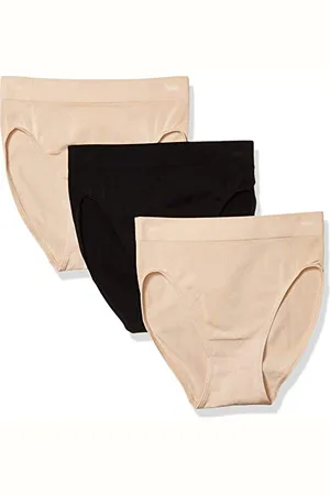 Wacoal Damen B Smooth Hi Cut Brief Panty 3 Pack Slip, , XL
