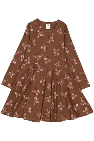 Müsli Langarmkleid Bark/Cabernet/Nightingale 110