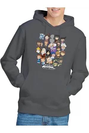 Avatar: The Last Airbender Unisex Chibi Group Hoodie Kapuzenpullover, , M