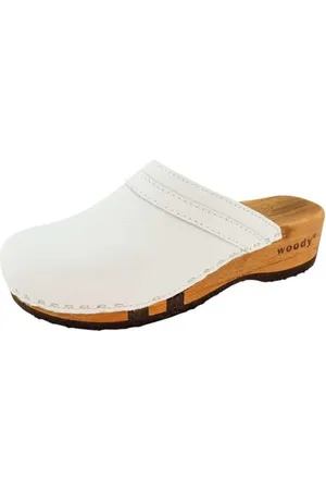 Woody Damen Hanni Clog, Weiss, 39 EU