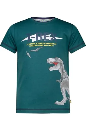 Salt & Pepper BY KIDS PARK Jungen großem T-Rex Druckmotiv T-Shirt, , 116 cm-122 cm