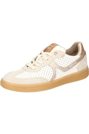 Mustang Damen 1511-302 Schnürhalbschuh, Ivory, 42 EU