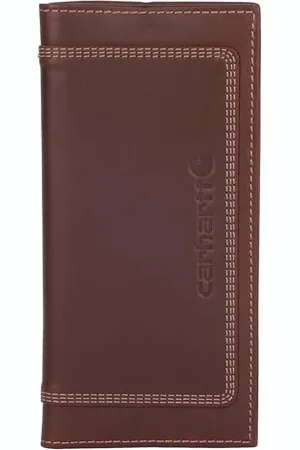 Carhartt Herren Rugged Leather Triple Stitch Wallet Geldbörse mit 3 Nähten, , Einheitsgröße