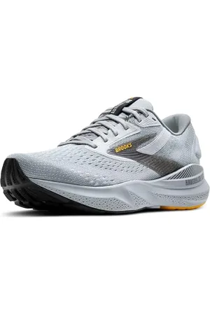 Brooks Adrenaline GTS 24 Stützender Laufschuh für Herren, Legierung/Weiß/Gold Fusion, 43 EU