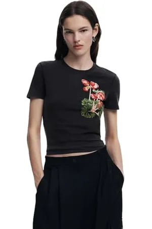 Desigual Damen Ts_Botanical_Lacroix T-Shirt, , X-Large