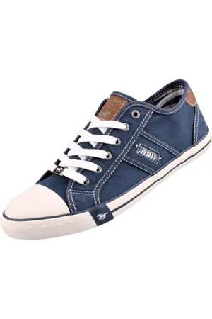 Mustang Herren Canvas Sneaker Blau (Jeansblau), Schuhgröße:EUR 41