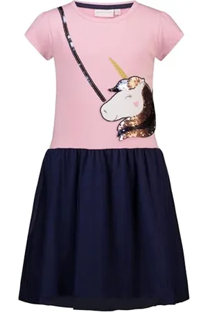 Salt & Pepper BY KIDS PARK Mädchen Girls Jersey Dress Pocket Kinderkleid, , 140 cm