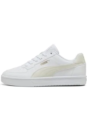 PUMA Unisex CAVEN 2.0 Sneaker, White-Vapor Gray Gold, 43 EU