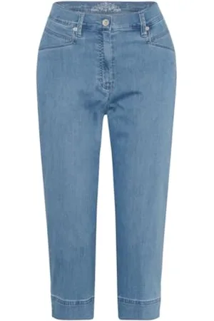 Brax Caren Capri S Zauber-Jeans, Light Denim, Comfort Plus