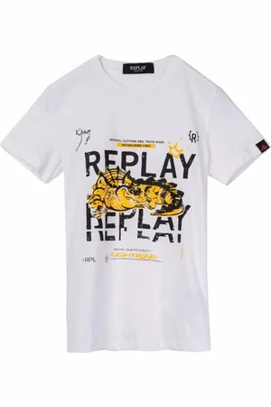 Replay Jungen Regular fit T-Shirt aus Baumwolle