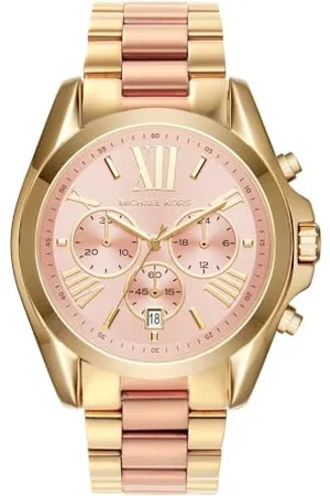 Michael Kors Damenuhr Analog Chronograph mit Edelstahlarmband MK6359