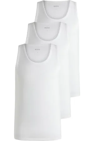 HUGO BOSS BOSS Herren Tank Top, 3er Pack Classic, White, M