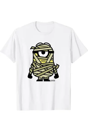 Minions Despicable Me Stuart Halloween Mummy Cartoon T-Shirt