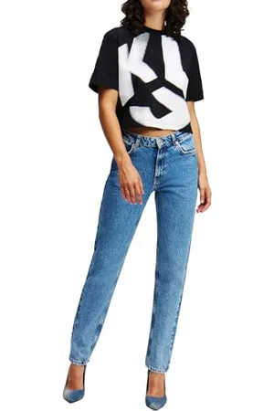 Karl Lagerfeld Damen Mom Denim, , 26W / 32L EU