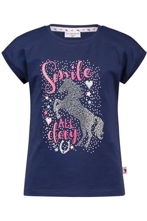 Salt & Pepper BY KIDS PARK Mädchen Einhorn Steinen und Print T-Shirt, , 104/110 cm