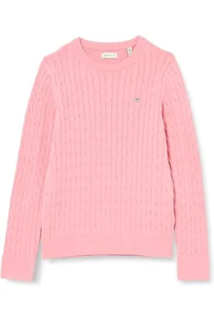 GANT Mädchen Shield Cotton Cable C-Neck Pullover, , 158-164 EU