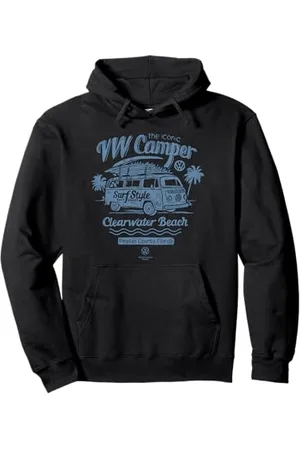 Volkswagen Der ikonische VW Camper Van Clearwater Beach Florida Pullover Hoodie