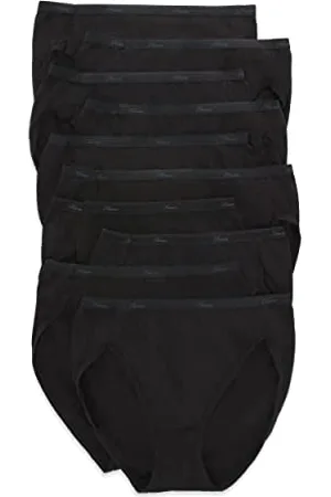 Hanes Damen Baumwolle, Unterwäsche, , 34 (10er Pack)
