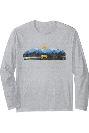 Volkswagen Die Bergszene von Campervan — Entdecken Sie weiter Langarmshirt