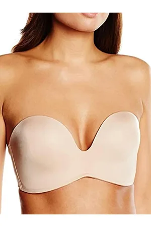 Wonderbra Damen Ultimate Trägerlos W032d BH, Beige (Hautfarben), 75G EU