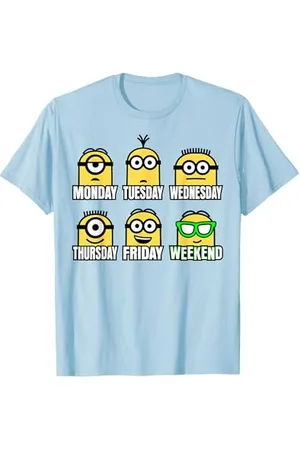 Minions Minions Throughout The Week T-Shirt