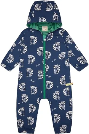 loud + proud Wasserabweisender Overall mit Druck, GOTS zertifiziert