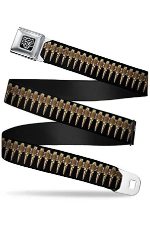 Buckle Buckle Down Unisex-Erwachsene Sicherheitsgurt Bullets XL Gürtel, , 32-52 Inches
