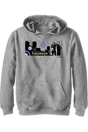 Marvel Jungen Hawkeye City Stencil Graphic Hoodie, , S