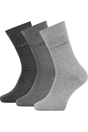 Calvin Klein Herren Classic Socken, Marineblau/Grau, Einheitsgröße (3er Pack)