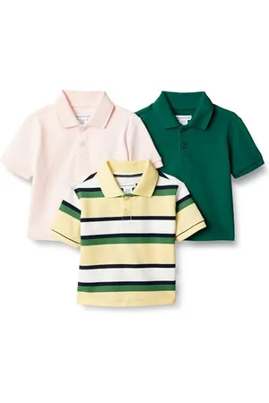 Amazon Jungen Poloshirt aus Baumwoll-Stretch, 3er-Pack, , 3 Jahre