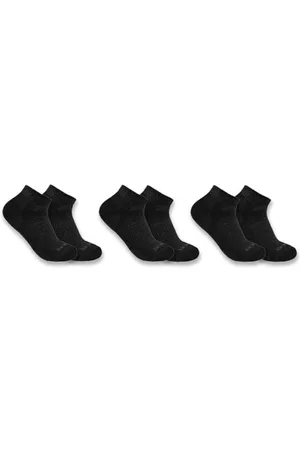 Carhartt Damen Force® Mittelschwere, niedrig geschnittene Socken aus Baumwollmischung, 3 Paar, , M