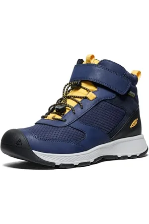 Keen Skua Mid Waterproof Wanderstiefel, Naval Academy/Yolk Yellow, 39 EU