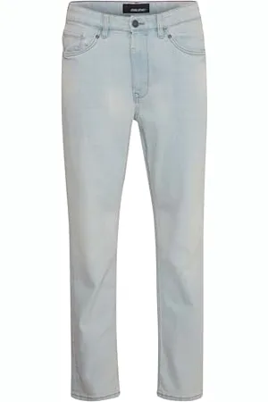 Blend BHThunder Herren Jeanshose Hose Denim Jeans mit Gürtelschlaufen Eingrifftaschen Baumwollmischung Regular fit , Größe:W33/30, Farbe:Denim light blue (200290)