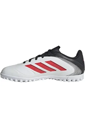 adidas COPA Pure III Club Turf Football Boots Kids Fußballschuhe, Cloud White/Lucid Red/Core Black, 32 EU