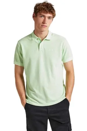 Pepe Jeans Herren New Oliver Gd Polo, Grün (Fresh Green), XXL