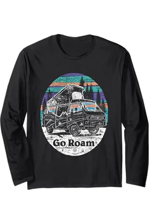Volkswagen VW Wohnmobil Go Roam Campen auf dem Land Langarmshirt