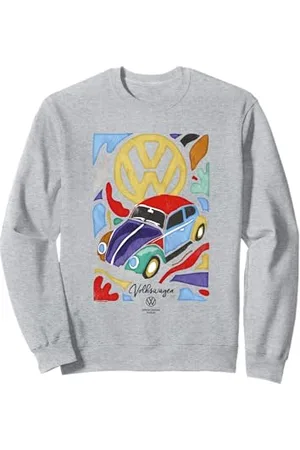 Volkswagen Käfer Fauvismus Bunte Kunst Sweatshirt