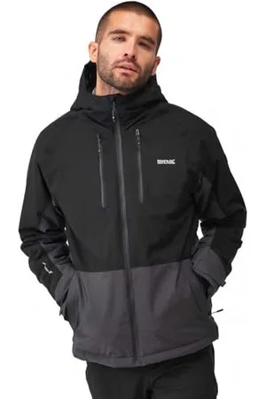 Regatta Herren Mens Highton Stretch III Waterproof Jacket Regenjacke, Black, XL
