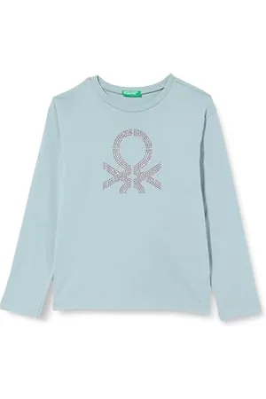 Benetton Mädchen M/L 3i1xc10js T-Shirt, , 130 cm