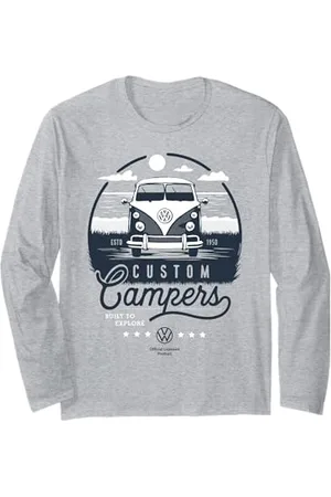 Volkswagen Typ 2 Campervan Custom Campers Langarmshirt