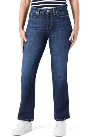 Tommy Hilfiger Damen Jeans Hose Bootcut Fit, Blau (Nos Dark Blue), 28W/27L