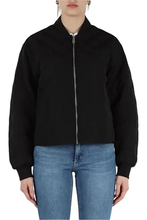 Calvin Klein Damen Bomberjacke Quilted Jacket Dünn, Schwarz , XS