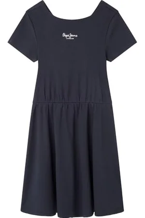 Pepe Jeans Mädchen Olya Kleid, Blau (Dulwich Blue), 14 Jahre
