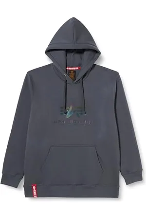 Alpha Industries Herren Basic Hoody Rainbow Ref. Print Kapuzensweat Kapuzenpullover, , XXL