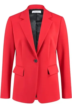 Gerry Weber Damen Taillierter Blazer mit Stretchkomfort Langarm unifarben Lipstick 40