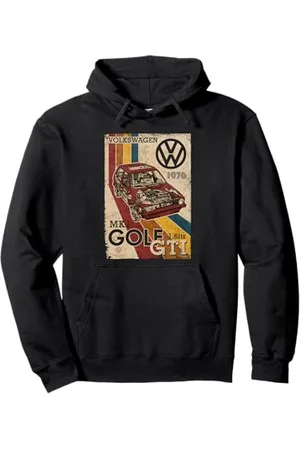 Volkswagen Golf GTI MK1, Retrokunst, 1976 Pullover Hoodie