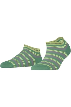 Falke Damen Sneakersocken Smart Stripe W Sn Baumwolle kurz gemustert 1 Paar, , 39-42