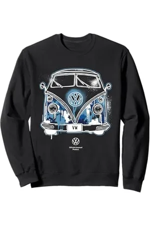Volkswagen Typ 2 Campervan Blue Graffiti Sweatshirt
